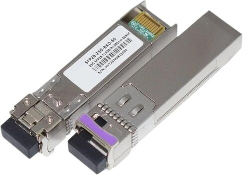 جهاز الإرسال والاستقبال البصري SFP28-25G-BXD-60 25G SFP28 BIDI 60 كجم 1309/1205NM الوحدة البصرية الأصلية (2 أزواج 60 كجم) in Kuwait