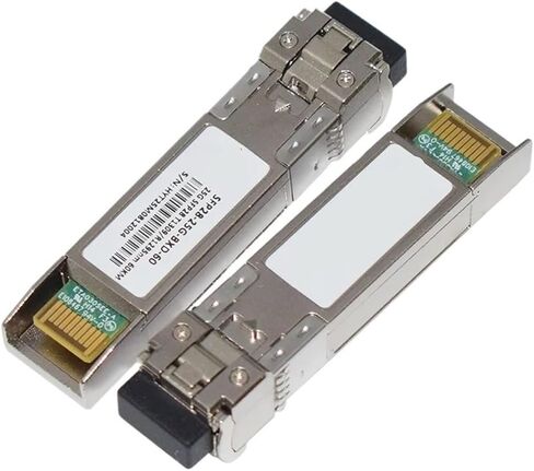 جهاز الإرسال والاستقبال البصري SFP28-25G-BXD-60 25G SFP28 BIDI 60 كجم 1309/1205NM الوحدة البصرية الأصلية (2 أزواج 60 كجم) in Kuwait