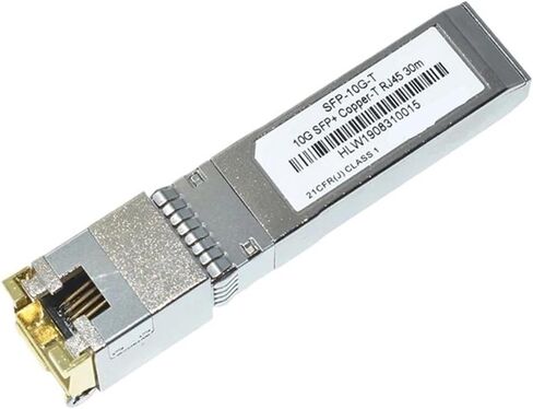 جهاز الإرسال والاستقبال البصري SFP-10G-T 10G SFP + Copper-T RJ45 30m وحدة بصرية أصلية (2 قطعة) in Kuwait