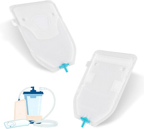 Male External Catheter, Non-Invasive Urine Management, Full-Seal Adhesive for Leak Reduction, Skin-Protective Wicking Material, Compatible with Most Drainage Systems, Box of 30, Equipment Not Included in Saudi Arabia