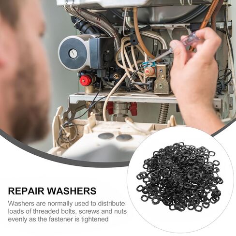 500pcs Wave Spring Washers Compression Type Assortment Kit Spring Steel Elastic Wave Gasket for Bolts Screws Nuts Load Distribution and Loosening Prevention in Saudi Arabia