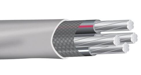 Wirenco 4/0-4/0-4/0-2/0 كابل مدخل خدمة Ser Aluminium (25 قدمًا) in Kuwait