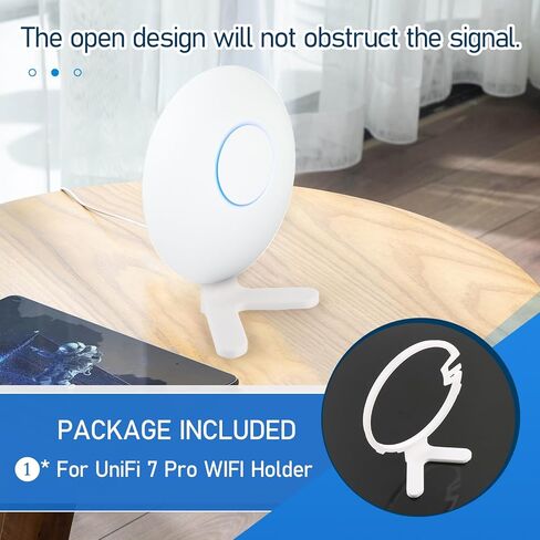 for Ubiquiti Networks UniFi 7 Pro Stand Desk Holder,Durable Mount Stand for UniFi 7 Pro Wall Access Point,Easy Install & Stable Support in Kuwait