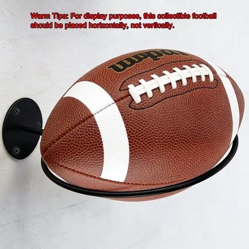 4 قطع كرة سلة مثبتة على الحائط حامل عرض، رف كرة عالمي معدني أسود حامل حامل موفر للمساحة لكرة السلة وكرة القدم وكرة القدم وكرة القدم وعرض تخزين كرة القدم in Kuwait