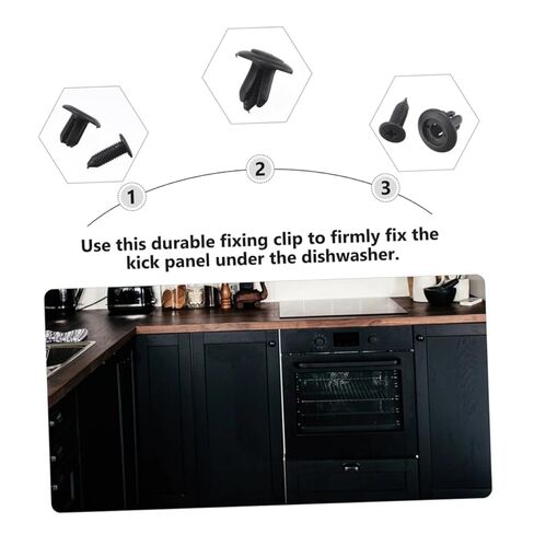 200Pcs Dishwasher Panel Retainer Clips Push Pin Rivets for Easy Installation Durable Fasteners for Dishwasher Kick Plate Replacement and Secure Fixing in Saudi Arabia