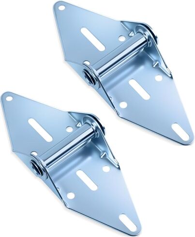 ترقية مفصلات باب المرآب المكونة من قطعتين رقم 1، المفصلة شديدة التحمل من الفولاذ المجلفن مقاس 14 لاستبدال الأبواب السكنية والتجارية الخفيفة، وإيقاف الصدأ والتآكل، سهلة التركيب بنفسك بفتحات مقطوعة مسبقًا in Kuwait