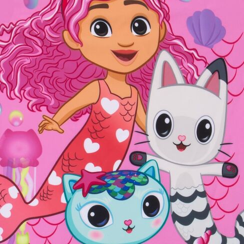 DreamWorks Gabby’s Dollhouse Girls Bathing Suit, Mermaid Girls Swimsuit, Kids Bathing Suit for Summer in Saudi Arabia