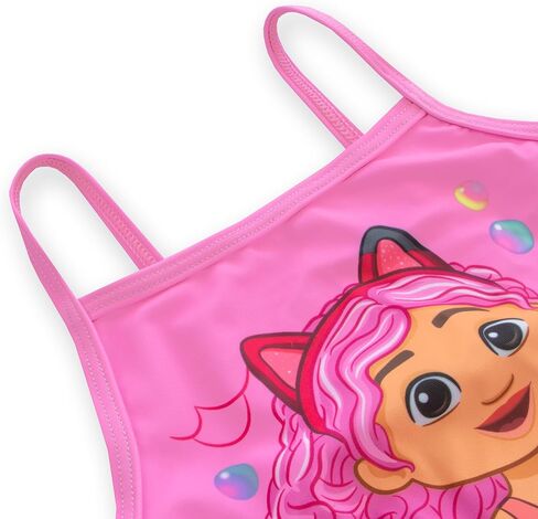 DreamWorks Gabby’s Dollhouse Girls Bathing Suit, Mermaid Girls Swimsuit, Kids Bathing Suit for Summer in Saudi Arabia