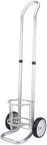 Adjustable Gas Cylinder Cart, Aluminum Alloy Mobile Tank Rack with Wheels for Propane/Nitrogen Storage, Perfect for Home, School Lab, and Workshop Use in Saudi Arabia