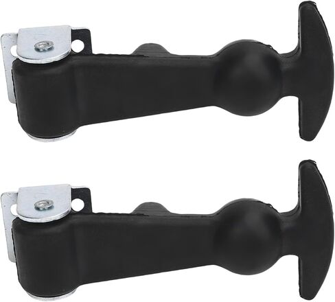 RiToEasysports 2PCS T Handle Hasp, Rubber Material, Arrow Storage Case Draw Latch for Cooler Boat Compartment Automotive Truck Tool Box 4.8 X 2.4 X 1.3in in Kuwait