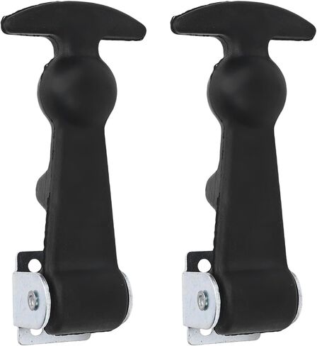 RiToEasysports 2PCS T Handle Hasp, Rubber Material, Arrow Storage Case Draw Latch for Cooler Boat Compartment Automotive Truck Tool Box 4.8 X 2.4 X 1.3in in Kuwait