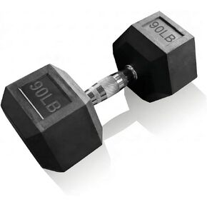 مجموعة الدمبل 15 رطل - 550 رطل، أوزان مطاطية سداسية خالية بدون حامل، معدات رياضية منزلية شديدة التحمل لتدريب القوة وبناء العضلات وتمارين الجسم بالكامل in Kuwait