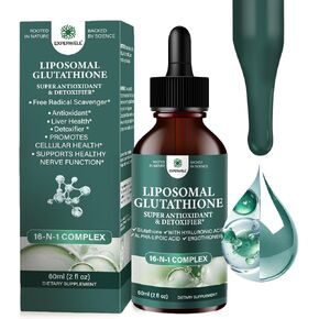 Liposomal Glutathione Liquid Drops 2000mg – Antioxidant Support Liquid Supplement with 600mgAlpha Lipoic Acid & Hyaluronic Acid | Vegan, Non-GMO, Soy & Gluten Free (2 FL OZ(Pack of 1)) in Saudi Arabia