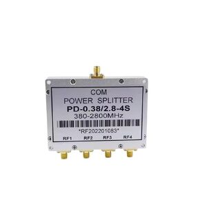 مقسم الطاقة SMA، مجمع 1 إلى 4 0.38/2.4 جيجا هرتز، 380-2800 ميجا هرتز، PD-0..8-4S in Kuwait
