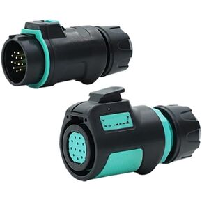 K20 reverse aviation socket 2-3-4 core 5-7-9-12 pin LED power signal fast male and female connector(9 pin plug M9 connector 5A200V) in Kuwait