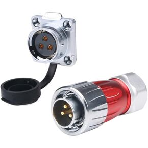 Aviation 3 core DH20 round M20 spiral locking metal connector aviation plug-in(Flange Formal) in Kuwait