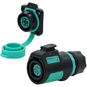 M16 reverse aviation socket 2-3-4 core 5-7-8-9 pin power square socket(4 pin plug T4 square socket 10A500V) in Kuwait