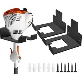 شماعة جدارية لتنظيم المرآب من دوكو هوم، حامل لأدوات تحطيم الأعشاب مثبت على الحائط، رف تشذيب منظم للسقيفة للعشب، المرآب، تخزين أدوات الحديقة، عبوتان in Kuwait