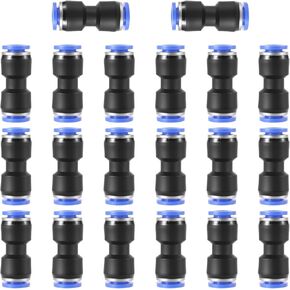 1/4 OD Pneumatic quick Connector Push to Connect fittings Straight Union/Coupler in Saudi Arabia