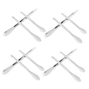 12 قطعة من ملاعق أخذ العينات من الفولاذ المقاوم للصدأ من Holibanna، ملاعق مختبرية للخلط والقياس للتطبيقات العلمية، ملاعق قابلة لإعادة الاستخدام للمحترفين in Kuwait