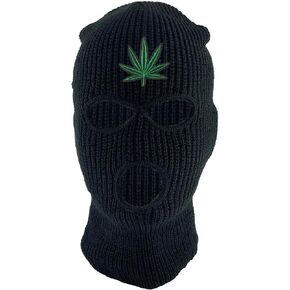 Gravity Threads Marijuana Leaf 3-Hole Ski Mask in Kuwait