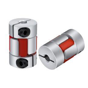 Coupler D25 L35 Three Jaw Aluminium Plum Flexible Shaft Coupling Motor Connector 5/6/6.35/8/10/12mm 1Pcs(8x14) in Saudi Arabia