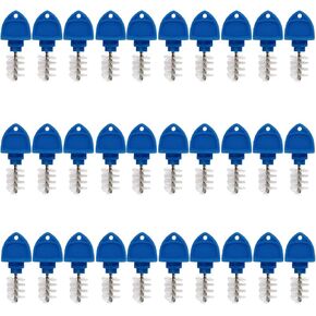 Beer Plugs Tap Brush,30 Pack Beer Faucet Tap Cleaning Plug Brush For Draft Beer Faucet Cap (Blue) in Kuwait