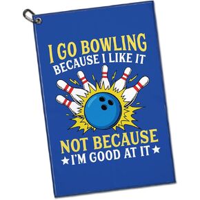 There is No Crying in Bowling Just Lots of Swearing Printed Sport Bowling Towel with Clip, Funny Bowlings Team Gifts & Accessories for Men Women Bowler Coach Bowlings Lover Fan Buddies in Kuwait