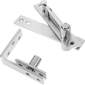BESTYASH Heavy Duty 1 Pair Stainless Steel Hidden Door Pivot Hinges for Cabinet Doors with Torque Control Suitable for Home and Office Use in Kuwait