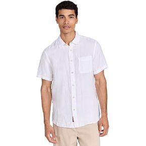 Faherty Men's Ss Palma Linen Shirt in Kuwait