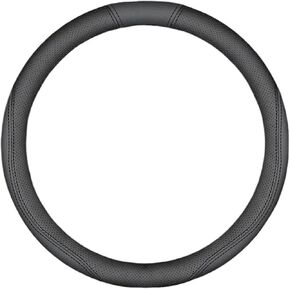 Car Suede Leather Steering Wheel Cover Fit for Changan Fit for UNI-K Fit for UNI-T CS15 CS35 CS55 CS75 Plus CS85 Coupe CS95 Alsvin CX70 Accessories(O Style 1 Black) in Saudi Arabia
