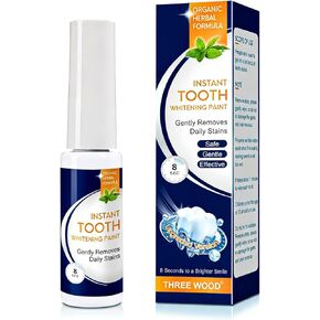 طلاء تبييض الأسنان بالفرشاة - أسنان بيضاء فورية، تبييض آمن ولطيف لابتسامة مشرقة تدوم طويلاً in Kuwait