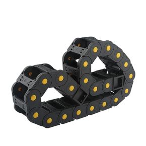 Series 45 X 60mm 75mm 100mm 125mm 150mm 200mm L1000mm Nylon Cable Drag Chain Wire Carrier with End Connectors Towline!(75mm,45x175mm,Enclosed Type) in Kuwait