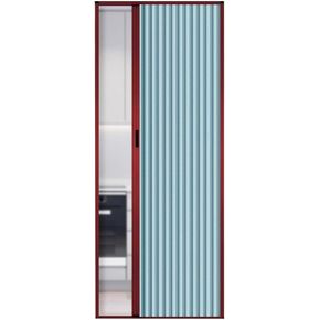 قسم باب الأكورديون على شكل قرص العسل قابل للتخصيص مقاس 25-65 بوصة - بوابة أمان قابلة للطي للممر والخزانة والمدخل - بدون حفر، سهل التركيب (49 × 80 بوصة) in Kuwait