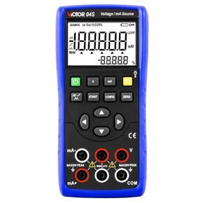 04S معاير درجة الحرارة الجهد / مللي أمبير مصدر متعدد الوظائف المدخلات ومعاير المصدر شاشة LCD كبيرة مع دقة 0.05٪ (فيكتور 04S) in Kuwait