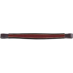 Joseph Sterling Celebration Traditional Browband/Caveson Set | Size Cob | Color Burgundy/Black/Gold | Enhance Horse's Look | Colorful Accessory | J&E Sedgwick Leather | Fits Most Bridles in Saudi Arabia