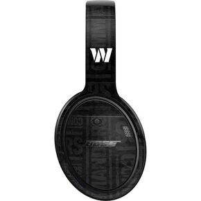 Skinit Decal Audio Skin Compatible with Bose QuietComfort 35 II Headphones - Officially Licensed NFL Washington Commanders Black and White Design in Kuwait