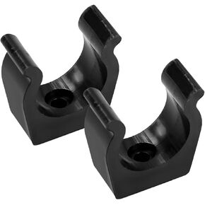 2 حزمة من مشابك سلم القارب، 1 ​​1/4 بوصة من النايلون الأسود المصبوب بحقن السلم/مشابك القطب، دعامة حامل مشبك زنبركي خفيفة الوزن لتخزين القطب والعتاد بشكل آمن على اليخوت والمركبات الترفيهية والأرصفة والاستخدام البحري in Kuwait