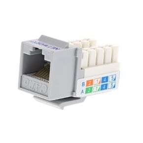 Networx® Blue Cat6 SpeedTerm 90 Degree RJ45 Keystone Jack in Kuwait