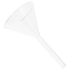 مصفاة سائل زجاجية من زجاج البوروسيليكات بفم واسع 75 مم، قمع مختبر زجاجي للاستخدام العلمي والفصول الدراسية in Kuwait