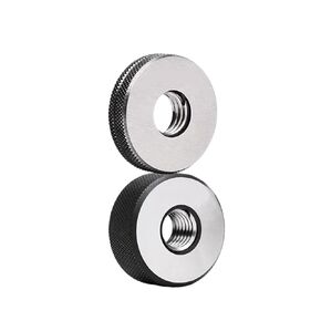 2 قطعة/مجموعة قياس حلقة الخيط تمرير وإيقاف متري 6h M6-M60 درجة الخيط 0.75(M28X0.75 6h) in Kuwait