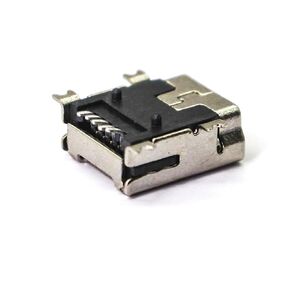 fengpeng Mini USB Female 10 Type Flat Edge SMT dip 5Pin Connectors Port Jack Tail Sockect Plug Terminals for Mobile(Style 2,10 Piece) in Kuwait
