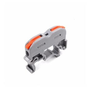 Universal Compact Wiring Splicing Conector Wire Connector 211 Fast Universal Compact Din Rail Electric Cable L+E+D Light Lamp Conector Wiring Conductor Terminal Block(K413A,30PCS) in Saudi Arabia