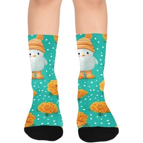 جوارب لطيفة للتنزه سيرًا على الأقدام في الحديقة - جوارب شتوية حرارية سميكة دافئة للأطفال الصغار للأولاد والبنات للمدرسة، والارتداء اليومي والأنشطة الخارجية in Kuwait