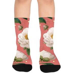 جوارب الفاوانيا الذهبية للمشي لمسافات طويلة - جوارب دافئة سميكة للشتاء الحراري للأولاد والبنات الصغار للمدرسة، والارتداء اليومي والأنشطة الخارجية in Kuwait