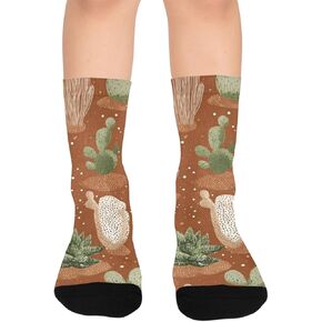 جوارب المشي لمسافات طويلة بتصميم عصاري صحراوي - جوارب شتوية حرارية سميكة دافئة للأولاد والبنات الصغار للمدرسة، والارتداء اليومي والأنشطة الخارجية in Kuwait