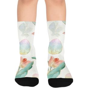 جوارب التنزه سيرًا على الأقدام على شكل بيضة عيد الفصح الربيعية - جوارب شتوية حرارية سميكة دافئة للأولاد والبنات للمدرسة، والارتداء اليومي والأنشطة الخارجية in Kuwait