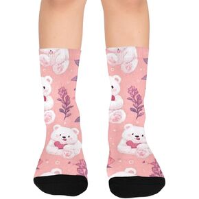 جوارب Gentle Teddy Vibe للمشي لمسافات طويلة - جوارب شتوية حرارية سميكة دافئة للأولاد والبنات للمدرسة، والارتداء اليومي والأنشطة الخارجية in Kuwait