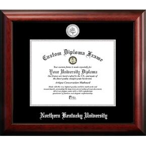 صور الحرم الجامعي NCAA Northern Kentucky Norse للجنسين إطار دبلوم فضي منقوش جامعة شمال كنتاكي 11 عرض × 8.5 ارتفاع إطار دبلوم فضي منقوش، بني، مقاس واحد in Kuwait