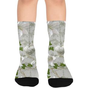 جوارب Lily Locket Vines للمشي لمسافات طويلة - جوارب شتوية حرارية سميكة دافئة للأولاد والبنات للمدرسة، والارتداء اليومي والأنشطة الخارجية in Kuwait